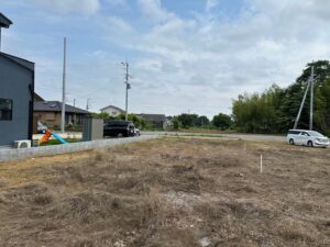 現地写真　6区画　北側から南側