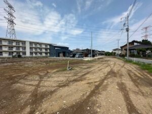 6区画　現地写真　西側から東側撮影