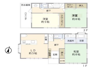 間取りです。3LDKです。