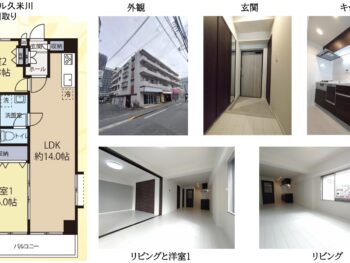 クレール久米川　外観・室内写真