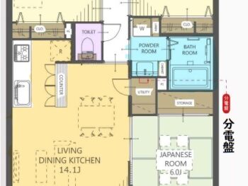 エコヴィレッジ坂戸 5階 ３ＬＤＫ　