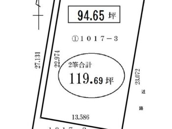 埼玉県川越市大字松郷　区画図