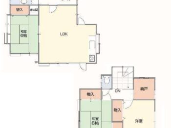 坂戸市中富町　間取り図